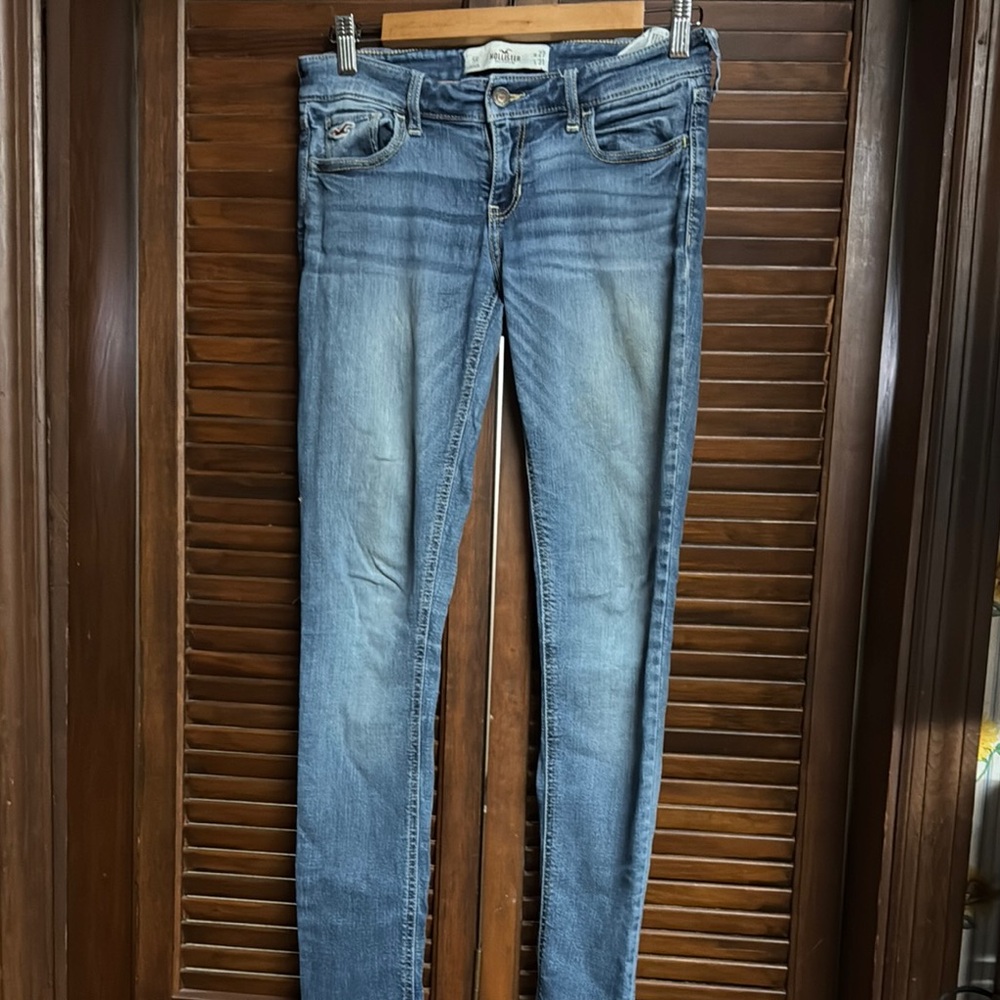 Hollister Blue Skinny Jeans Classic Denim Style